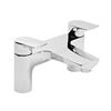 Tavistock Strike 2 Tap Hole Deck Mounted Bath Filler - Chrome