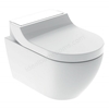 Geberit AquaClean Tuma Comfort Rimless Shower Toilet; Wall-Hung WC - White Glass