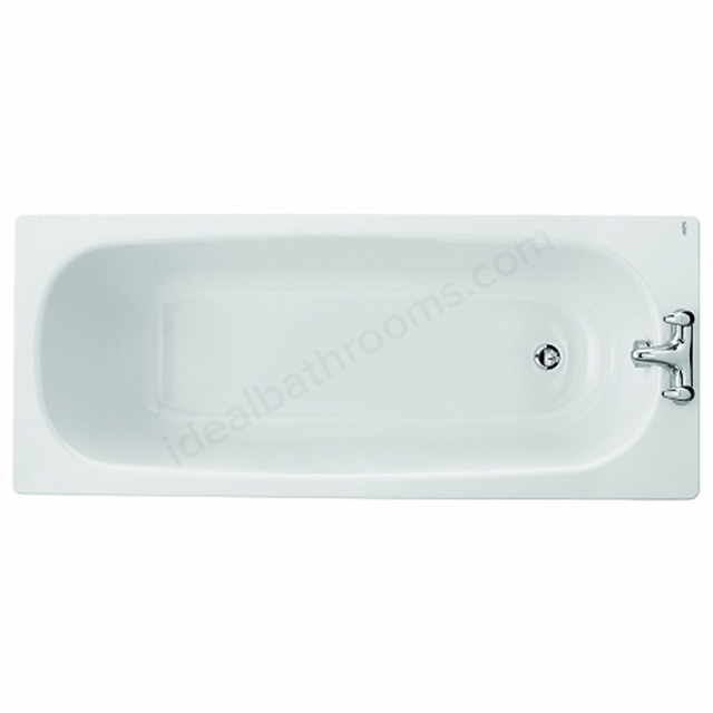 Twyford Celtic Bath; 1500x700; 2 Tap; Plain; No Grips & Legs 