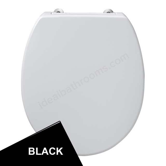 Ideal Standard Contour 21 Toilet Seat and Cover - Black