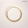Geberit Urinal flush control with pneumatic flush , flush plate type 10: white / gold-plated / white