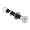 Geberit WC flush control with pneumatic flush actuation; single flush; with locked nuts; for institutions