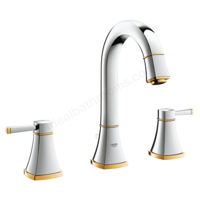 Grohe Grandera 2 Handle; 3 Tap Hole Basin Mixer with high spout