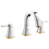 Grohe Grandera 2 Handle; 3 Tap Hole Basin Mixer with Low Spout