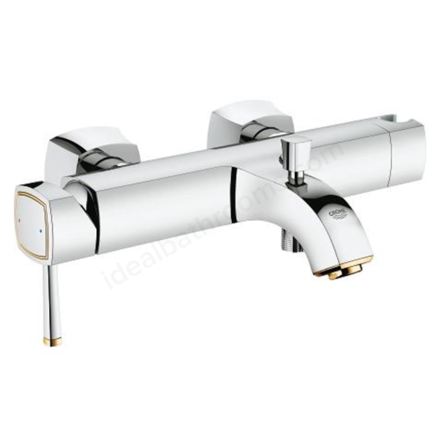 Grohe Grandera Bath Mixer Tap - Chrome/Gold