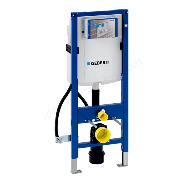 Geberit Sigma Frame & Concealed Cistern for Disabled Wall-Hung WC; 120mmD x 1120mmH