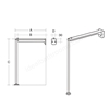 Ideal Standard Legs & Bearers 650mm High