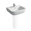 Ideal Standard Tempo 600mm Pedestal Basin; 1 Tap Hole - White
