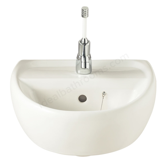 Twyford Sola 400mm Countertop Basin 1 Tap Hole