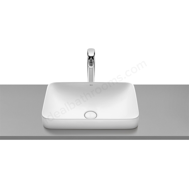 Roca Inspira 430mm Pedestal Basin 0 Tap Holes