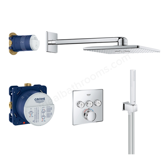 Grohe Grohtherm SmartControl Perfect shower set with Rainshower 310 SmartActive Cube