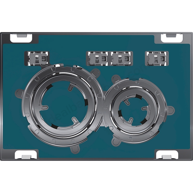 Geberit Sigma21 Customisable Dual Flush Plate - Chrome