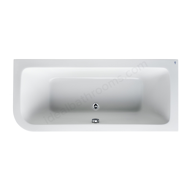 Ideal Standard Retail Connect Air 170 x 75Cm  Idealform Plus+ Asymmetric Bath RH - No Tapholes