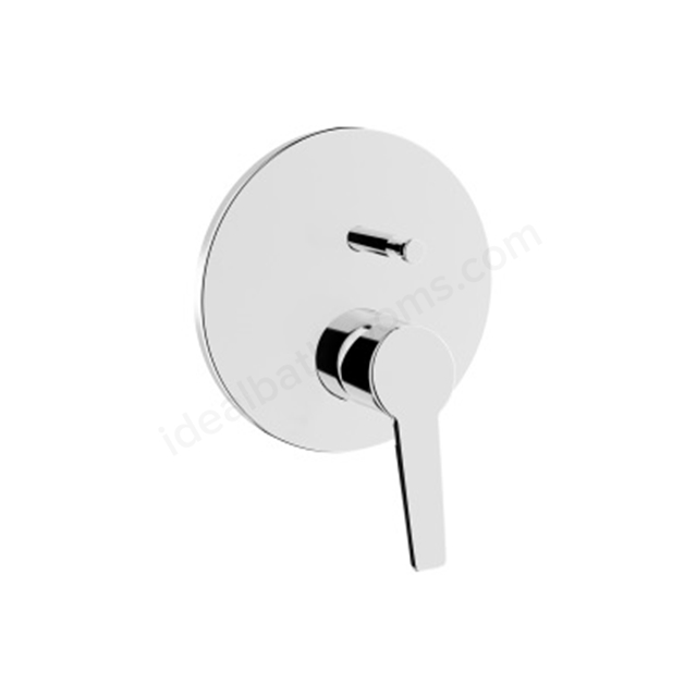 VitrA Solid S Built-In Bath/Shower Mixer - Chrome