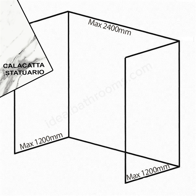 Nuance  Recess Pack F3 Calacatta Statuario