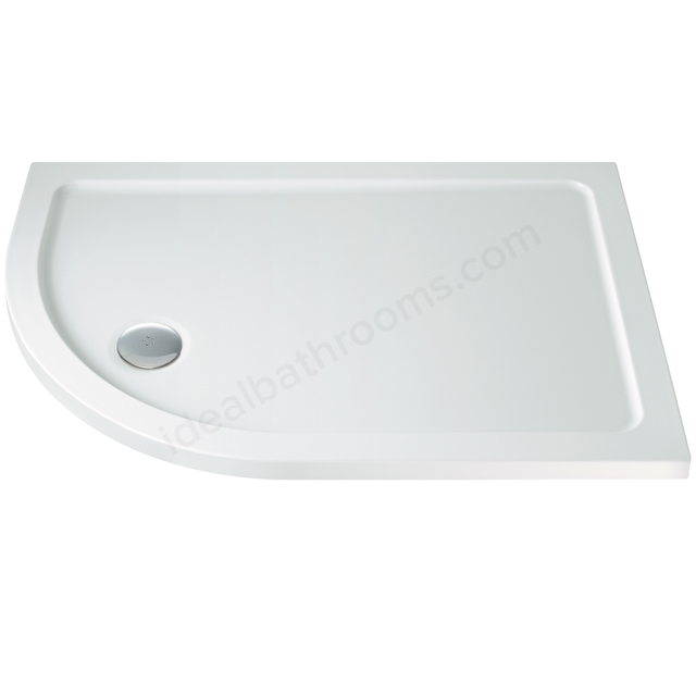 MX Trays Elements 1000mm x 800mm Offset Quadrant L/H 550 Radius Shower Tray