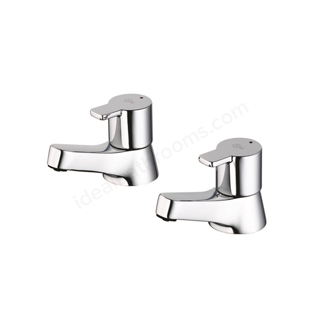 Ideal Standard Calista Bath Pillar Taps - Chrome