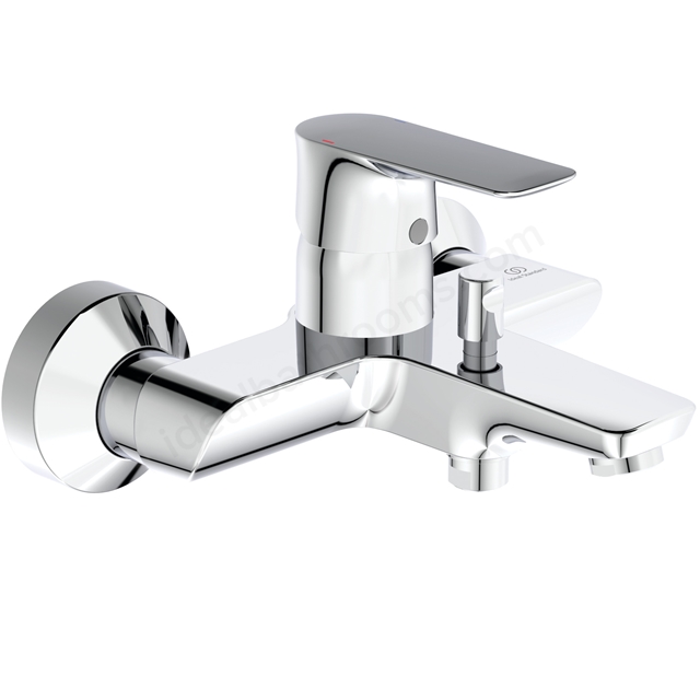 Atelier Connect Air wall mounted bath shower mixer; chrome 