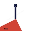 Ideal Standard Contour 21 45cm straight grab rail - Red