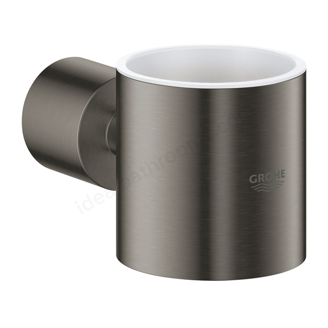 Grohe Atrio Glass Holder Brushed Hard Graphite
