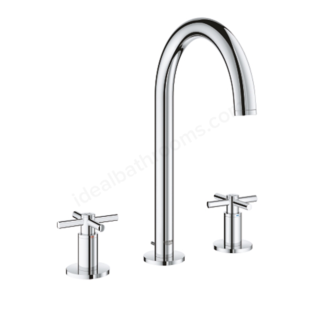 Grohe Atrio 3 Hole Wall Mount Basin Mixer