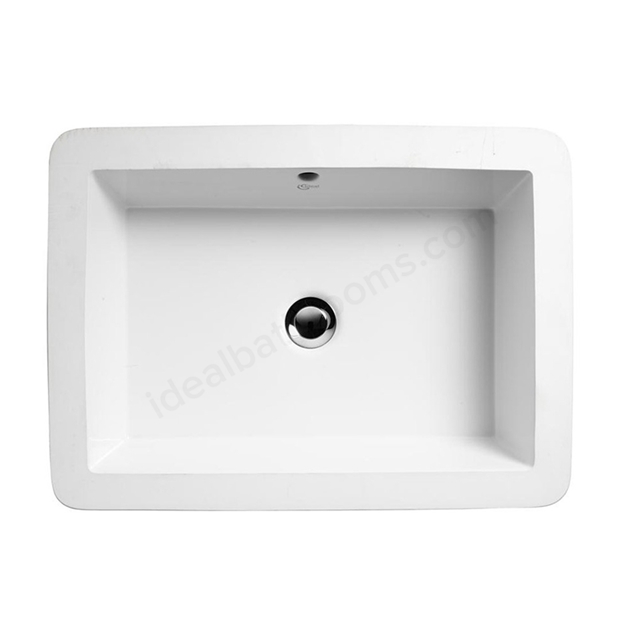 Ideal Standard Strada 600mm Under Countertop Basin; 0 Tap Holes - White