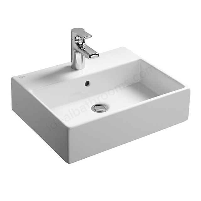Ideal Standard Strada 500mm On Countertop Basin; 1 Tap Hole - White