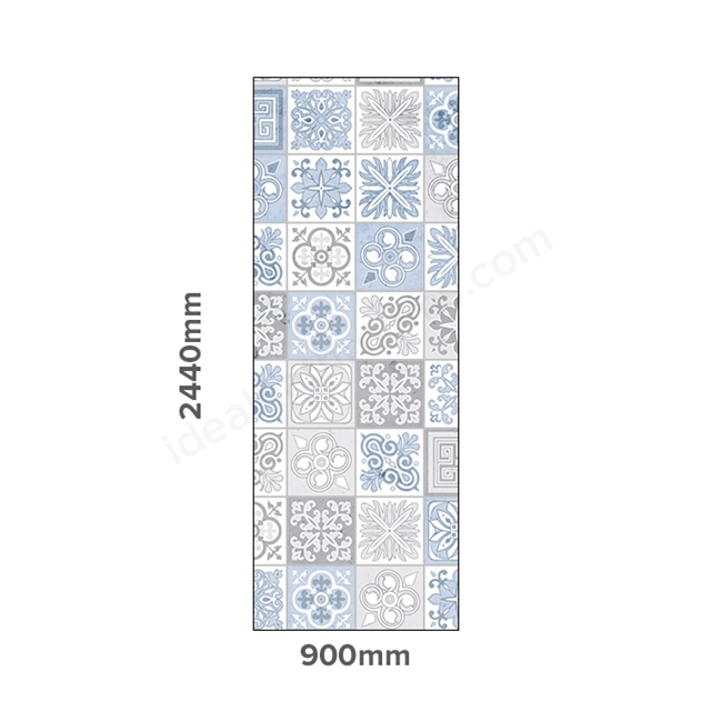 Showerwall Acrylic Victorian Blue 2440X900Mm Wall Panel SCA06