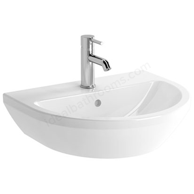 Vitra Integra 550mm In-Countertop Basin 1 Tap Hole