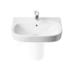 Roca Debba 650mm Pedestal Basin 1 Tap Hole