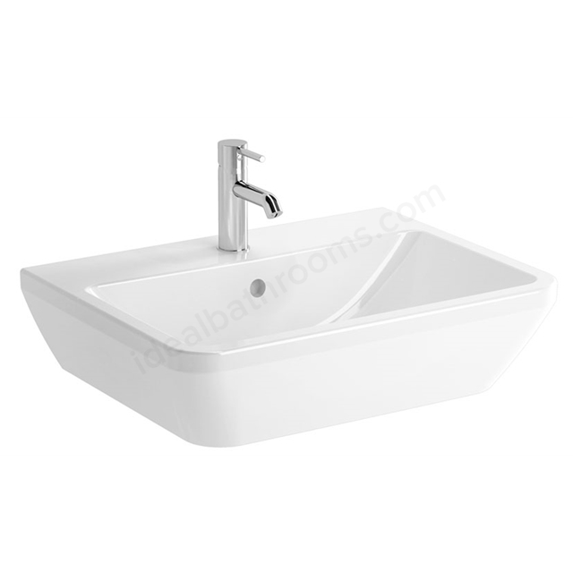 Vitra Integra 490mm On-Countertop Basin 1 Tap Hole