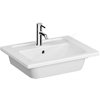 VitrA Integra 600mm x 465mm 1 Tap Hole Vanity Basin w/ Overflow Hole - White