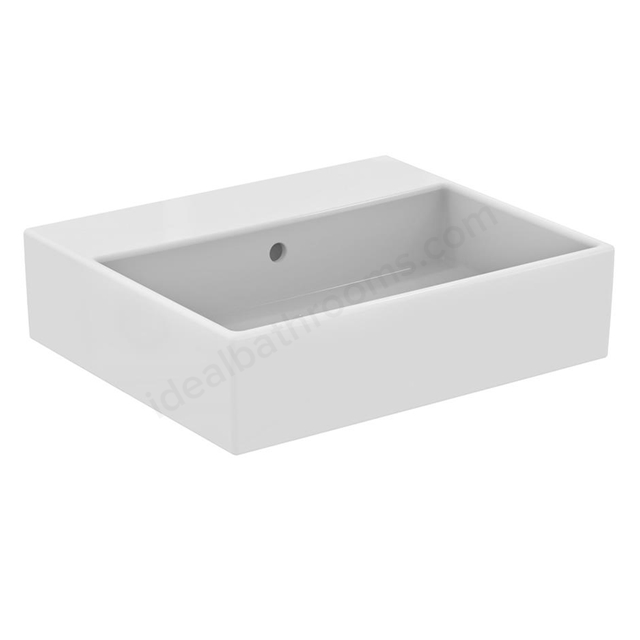 Ideal Standard Strada 500mm On Countertop Basin; 0 Tap Holes - White