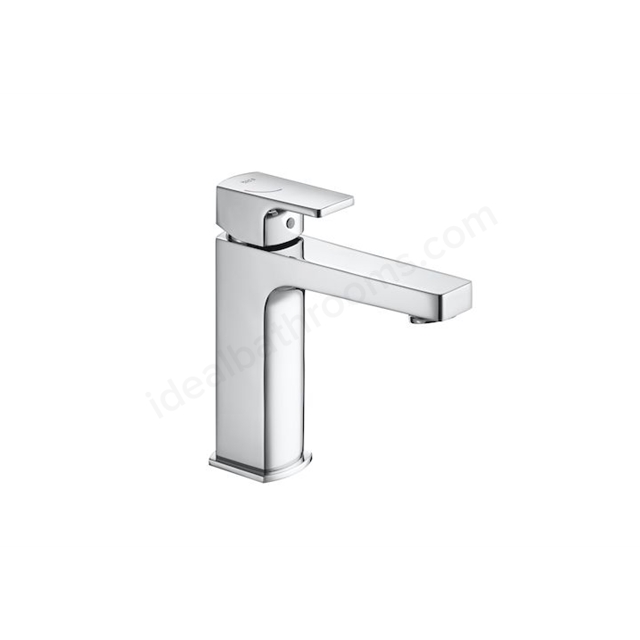 Roca L90C Medium height basin mixer with smooth body and 1/2