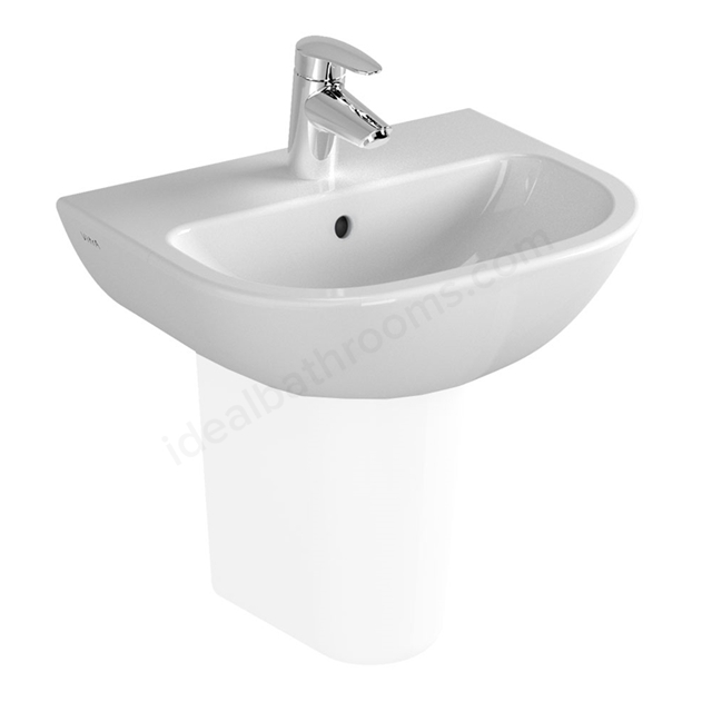 Vitra S20 450mm Washbasin 1 Tap Hole