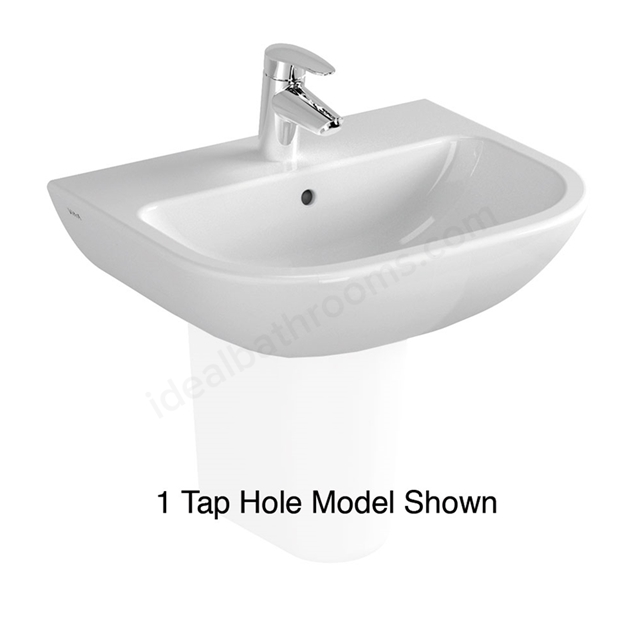 Vitra S20 500mm Washbasin 2 Tap Holes