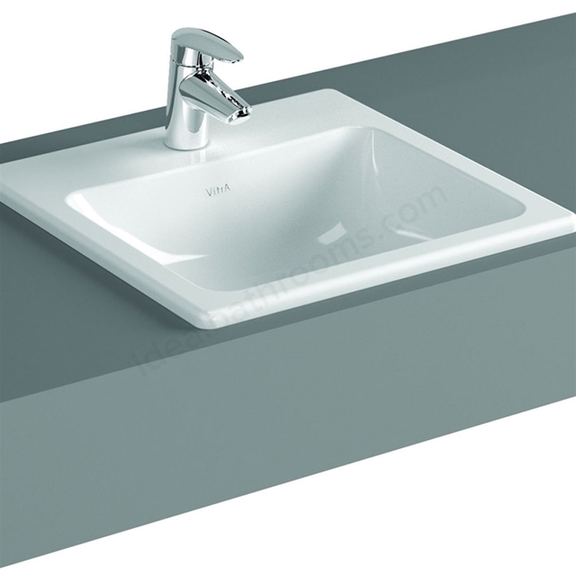 Vitra S20 500mm Washbasin 1 Tap Hole