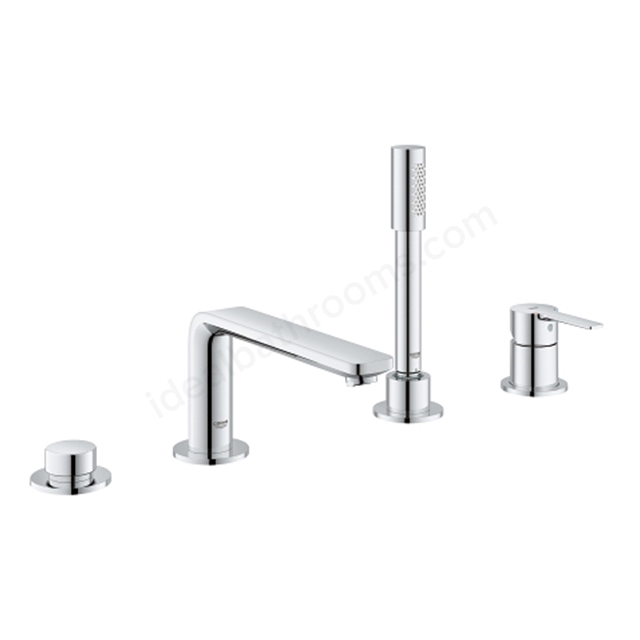 Grohe Lineare 4 Tap Holes Single Lever Bath Combination - Chrome