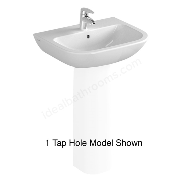 Vitra S20 550mm Washbasin 2 Tap Holes