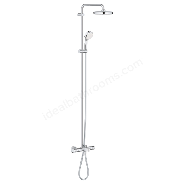 Grohe Tempesta Cosmopolitan System 210 Shower system with bath thermostat for wall mounting
