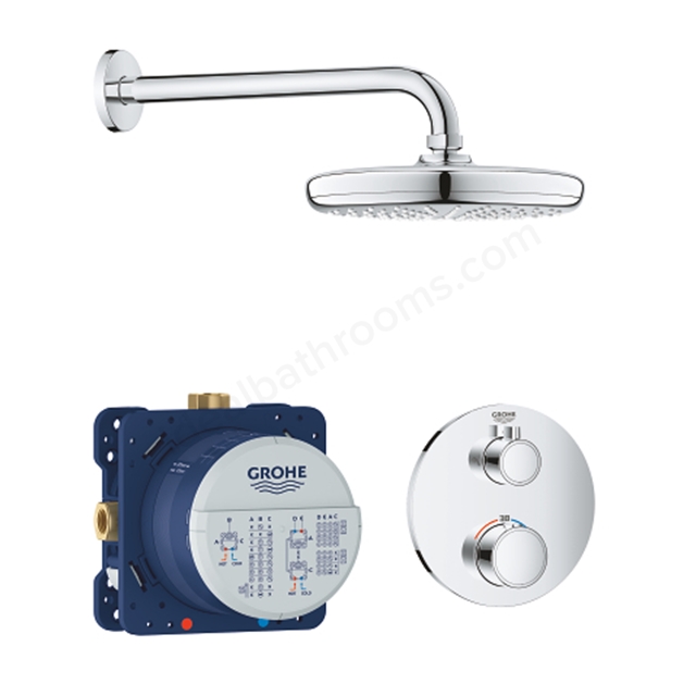 Grohe Grohtherm bundle; 2-way; headshower