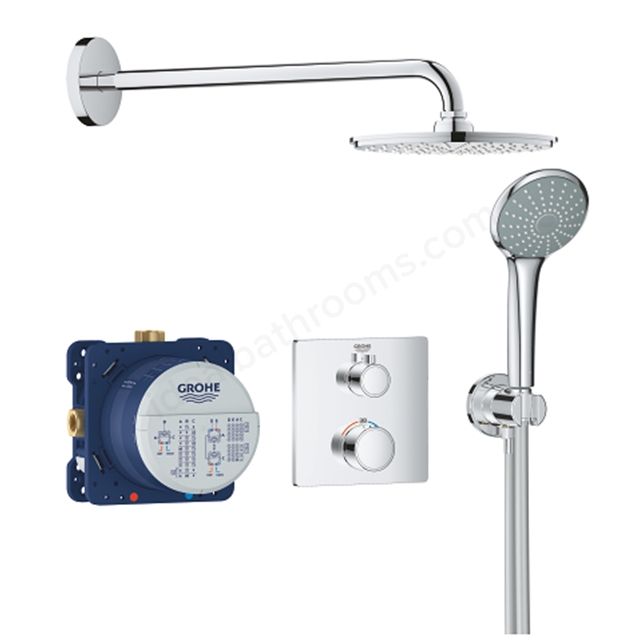 Grohe Grohtherm square Perfect shower set 