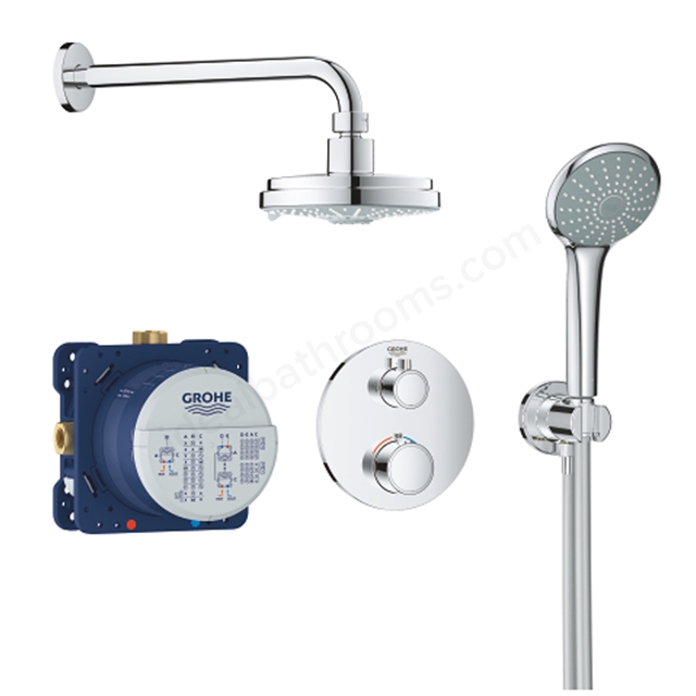 Grohe Grohtherm round Perfect Shower Set 