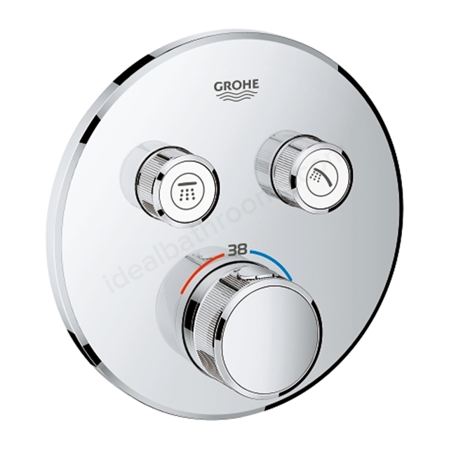 Grohe Grohtherm SmartControl Thermostat for concealed installation with 2 valves