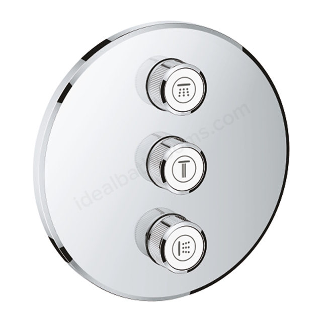 Grohe Grohtherm SmartControl Triple volume control trim