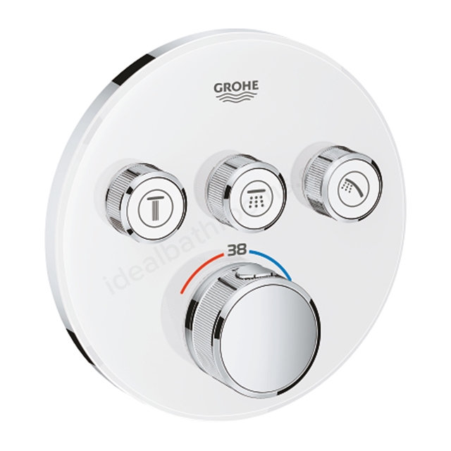 Grohe Grohtherm SmartControl Thermostat for concealed installation with 3 valves