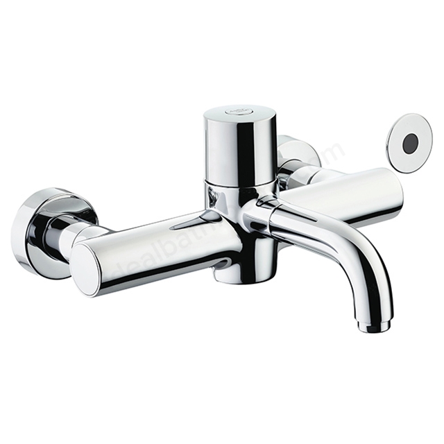 Armitage Shanks Markwik 21+ panel mounted thermostatic basin mixer; time flow sensor; demountable with removable spout