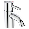 Armitage Shanks Contour 21+ Outline 1 hole thermostatic basin mixer; single sequential lever with flexible tails