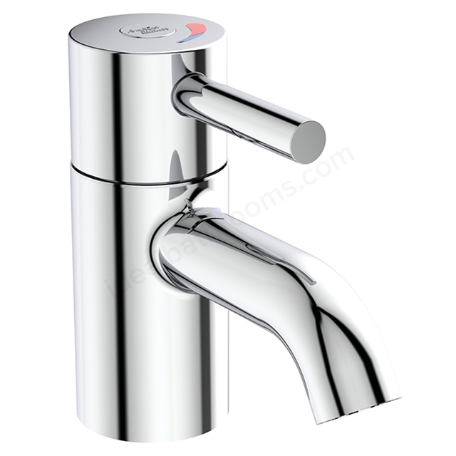 Armitage Shanks Contour 21+ Outline 1 hole thermostatic basin mixer; single sequential lever with flexible tails