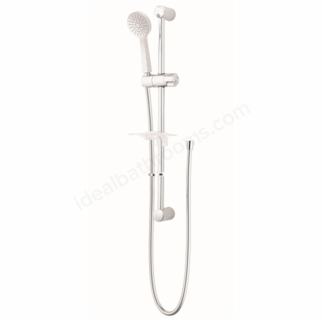 Twyford sola shower rail hose & head - single function